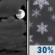 Monday Night: Mostly Cloudy then Chance Rain And Snow Showers