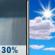 Saturday: A chance of rain showers before 8am. Mostly sunny, with a high near 54. Southwest wind 5 to 15 mph. Chance of precipitation is 30%. Saturday: Chance Rain Showers then Mostly Sunny
