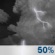 Friday Night: Chance Showers And Thunderstorms